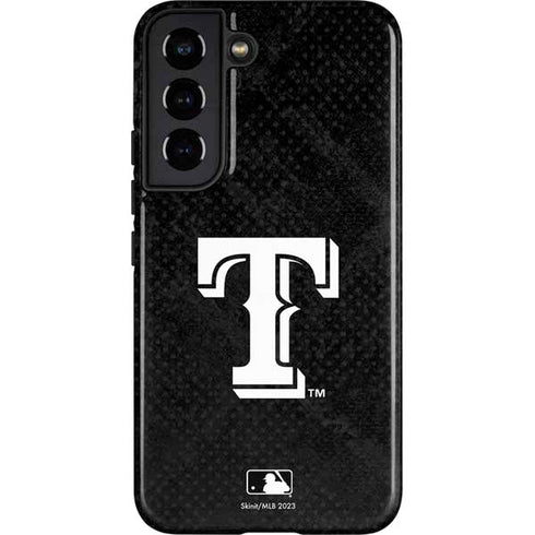 MLB Texas Rangers Jays Dark Wash Galaxy S22 Pro Case