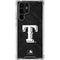 MLB Texas Rangers Jays Dark Wash Galaxy S22 Ultra Clear Case