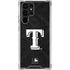 MLB Texas Rangers Jays Dark Wash Galaxy S22 Ultra Clear Case