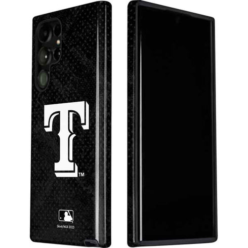 MLB Texas Rangers Jays Dark Wash Galaxy S22 Ultra Pro Case