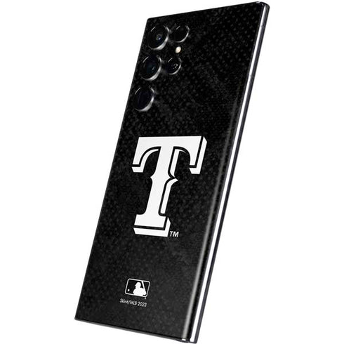 MLB Texas Rangers Jays Dark Wash Galaxy S22 Ultra Skin