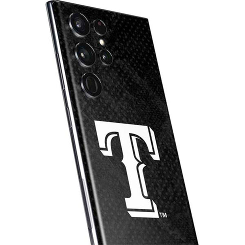 MLB Texas Rangers Jays Dark Wash Galaxy S22 Ultra Skin