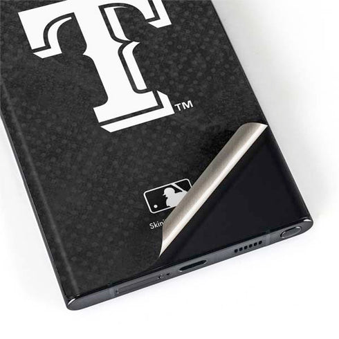 MLB Texas Rangers Jays Dark Wash Galaxy S22 Ultra Skin