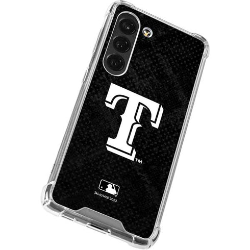 MLB Texas Rangers Jays Dark Wash Galaxy S23 Clear Case