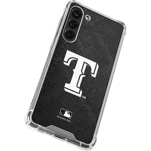 MLB Texas Rangers Jays Dark Wash Galaxy S23 Plus Clear Case
