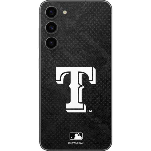 MLB Texas Rangers Jays Dark Wash Galaxy S23 Plus Skin