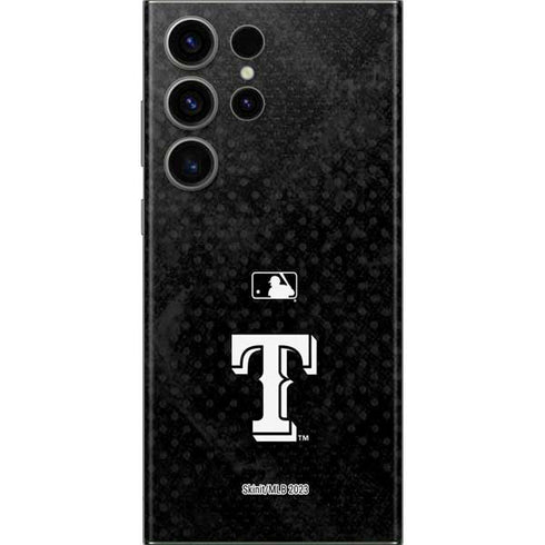 MLB Texas Rangers Jays Dark Wash Galaxy S23 Ultra Skin