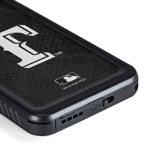 MLB Texas Rangers Jays Dark Wash Galaxy S23 Waterproof Case