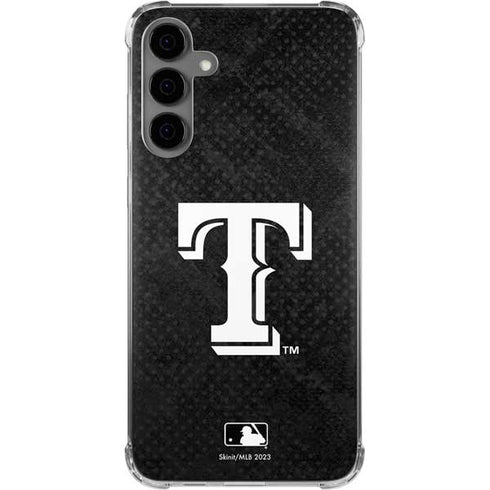 MLB Texas Rangers Jays Dark Wash Galaxy S24 Plus Clear Case