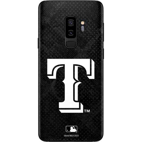MLB Texas Rangers Jays Dark Wash Galaxy S9 Plus Skin