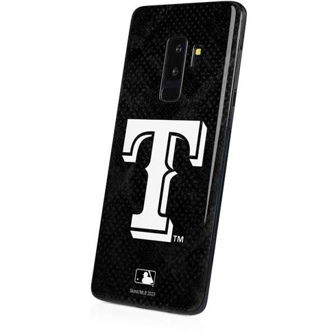 MLB Texas Rangers Jays Dark Wash Galaxy S9 Plus Skin