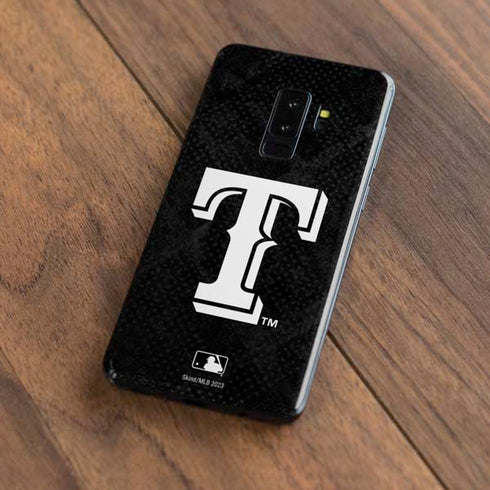 MLB Texas Rangers Jays Dark Wash Galaxy S9 Plus Skin