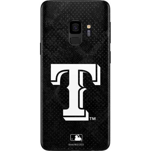 MLB Texas Rangers Jays Dark Wash Galaxy S9 Skin