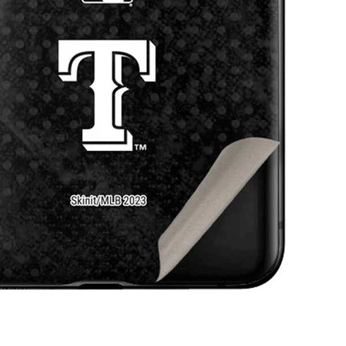 MLB Texas Rangers Jays Dark Wash Galaxy Z Flip Skin