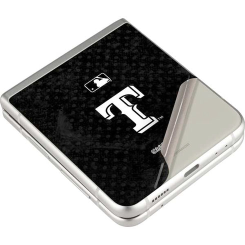 MLB Texas Rangers Jays Dark Wash Galaxy Z Flip3 5G Skin