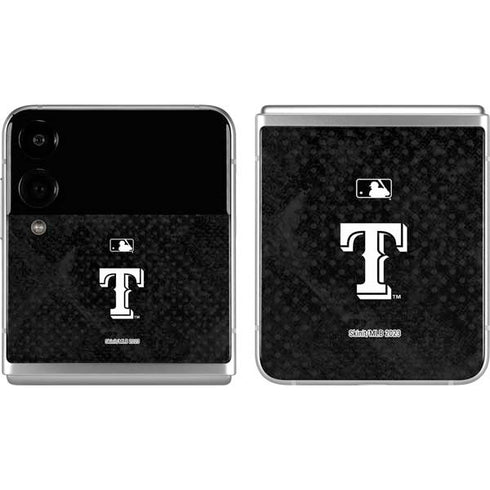 MLB Texas Rangers Jays Dark Wash Galaxy Z Flip4 5G Skin