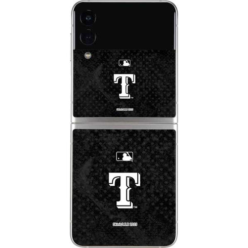 MLB Texas Rangers Jays Dark Wash Galaxy Z Flip4 5G Skin