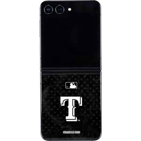MLB Texas Rangers Jays Dark Wash Galaxy Z Flip5 5G Skin