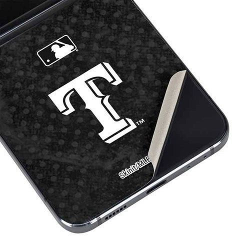 MLB Texas Rangers Jays Dark Wash Galaxy Z Flip5 5G Skin