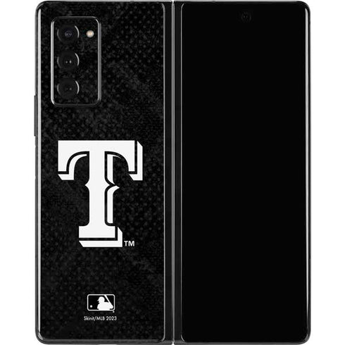 MLB Texas Rangers Jays Dark Wash Galaxy Z Fold2 5G Skin
