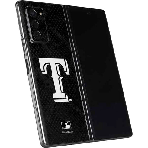 MLB Texas Rangers Jays Dark Wash Galaxy Z Fold2 5G Skin