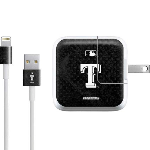 MLB Texas Rangers Jays Dark Wash iPad Charger (10W USB) Skin