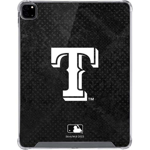 MLB Texas Rangers Jays Dark Wash iPad Pro 12.9in (2020) Clear Case
