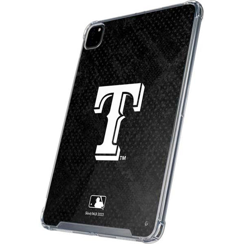 MLB Texas Rangers Jays Dark Wash iPad Pro 12.9in (2020) Clear Case