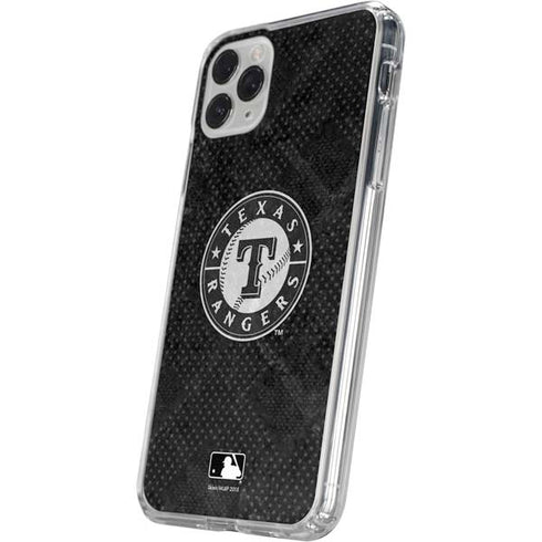 MLB Texas Rangers Jays Dark Wash iPhone 11 Pro Clear Case