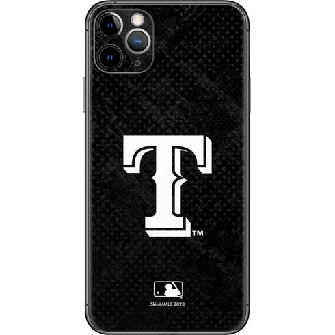 MLB Texas Rangers Jays Dark Wash iPhone 11 Pro Max Skin