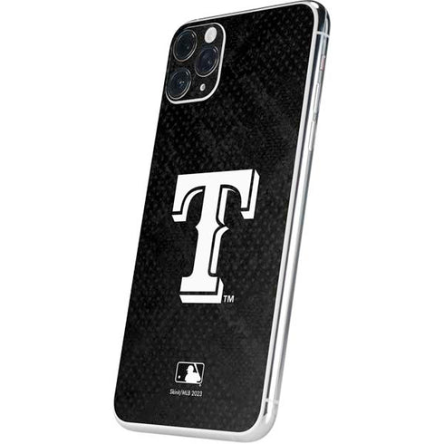 MLB Texas Rangers Jays Dark Wash iPhone 11 Pro Max Skin