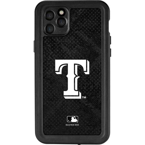 MLB Texas Rangers Jays Dark Wash iPhone 11 Pro Max Waterproof Case