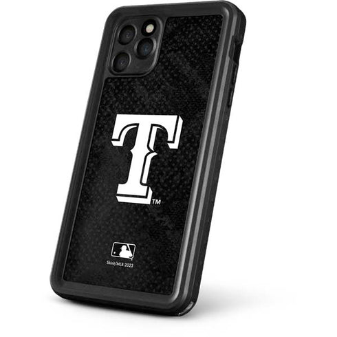 MLB Texas Rangers Jays Dark Wash iPhone 11 Pro Max Waterproof Case