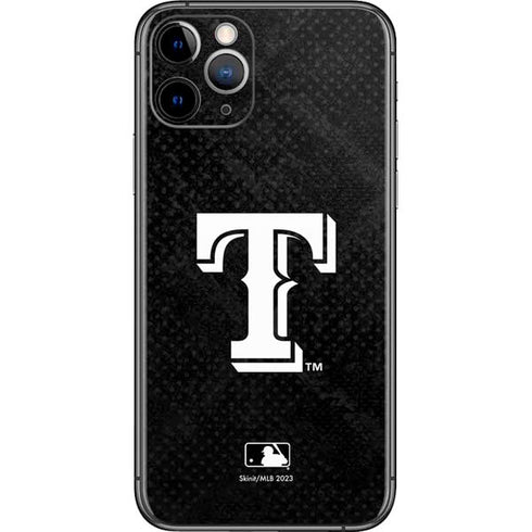 MLB Texas Rangers Jays Dark Wash iPhone 11 Pro Skin