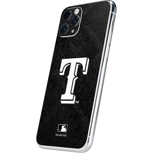 MLB Texas Rangers Jays Dark Wash iPhone 11 Pro Skin