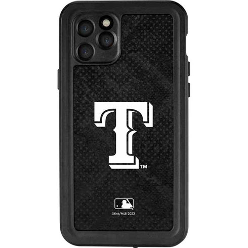 MLB Texas Rangers Jays Dark Wash iPhone 11 Pro Waterproof Case
