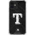 MLB Texas Rangers Jays Dark Wash iPhone 12 Clear Case