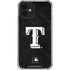 MLB Texas Rangers Jays Dark Wash iPhone 12 Mini Clear Case