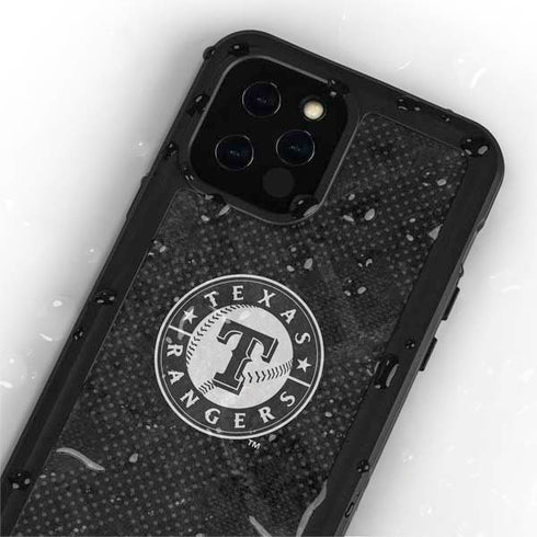 MLB Texas Rangers Jays Dark Wash iPhone 12 Pro Waterproof Case