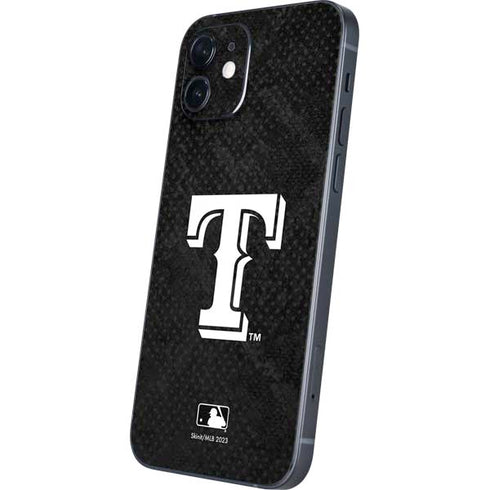 MLB Texas Rangers Jays Dark Wash iPhone 12 Skin