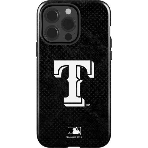 MLB Texas Rangers Jays Dark Wash iPhone 15 Pro Impact Case