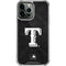 MLB Texas Rangers Jays Dark Wash iPhone 15 Pro Max Clear Case