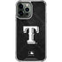MLB Texas Rangers Jays Dark Wash iPhone 14 Pro Max Clear Case