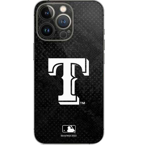 MLB Texas Rangers Jays Dark Wash iPhone 14 Pro Skin