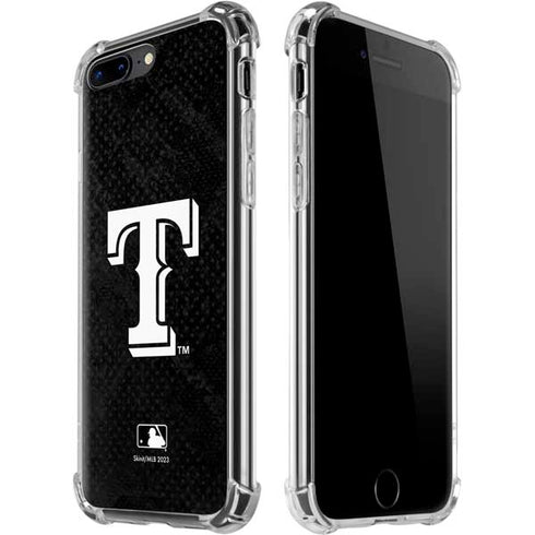 MLB Texas Rangers Jays Dark Wash iPhone 7/8 Plus Clear Case