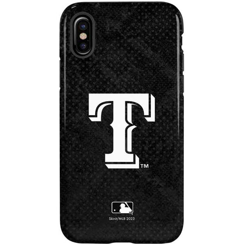 MLB Texas Rangers Jays Dark Wash iPhone X Pro Case