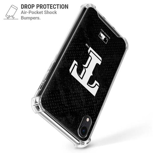 MLB Texas Rangers Jays Dark Wash iPhone XR Clear Case