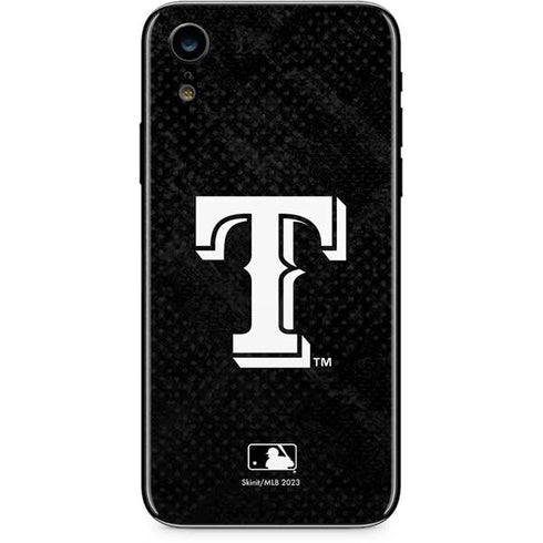 MLB Texas Rangers Jays Dark Wash iPhone XR Skin