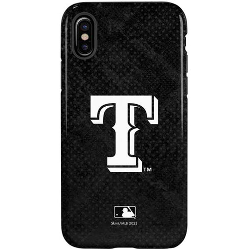 MLB Texas Rangers Jays Dark Wash iPhone XS Pro Case
