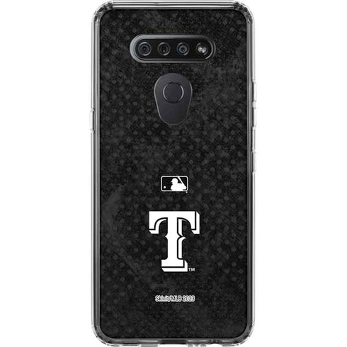 MLB Texas Rangers Jays Dark Wash LG K51/Q51 Clear Case